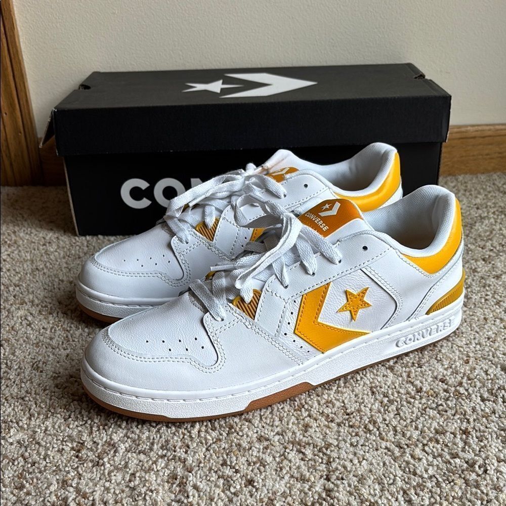 NEW 2025 Converse CL98 Archives Lifestyle 1998 Low Top Shoes White Yellow Sunny